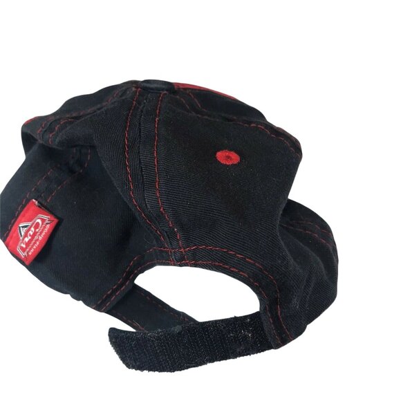 Disney Pixar Cars Kids Baseball Cap Radiator Springs Cup Adjustable Black Red - Picture 5 of 7